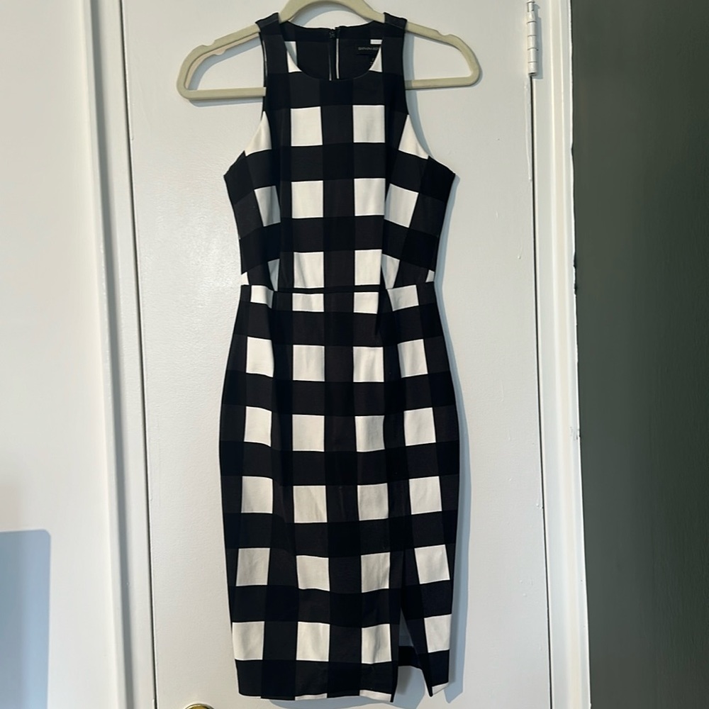 Banana Republic Plaid Pencil Dress